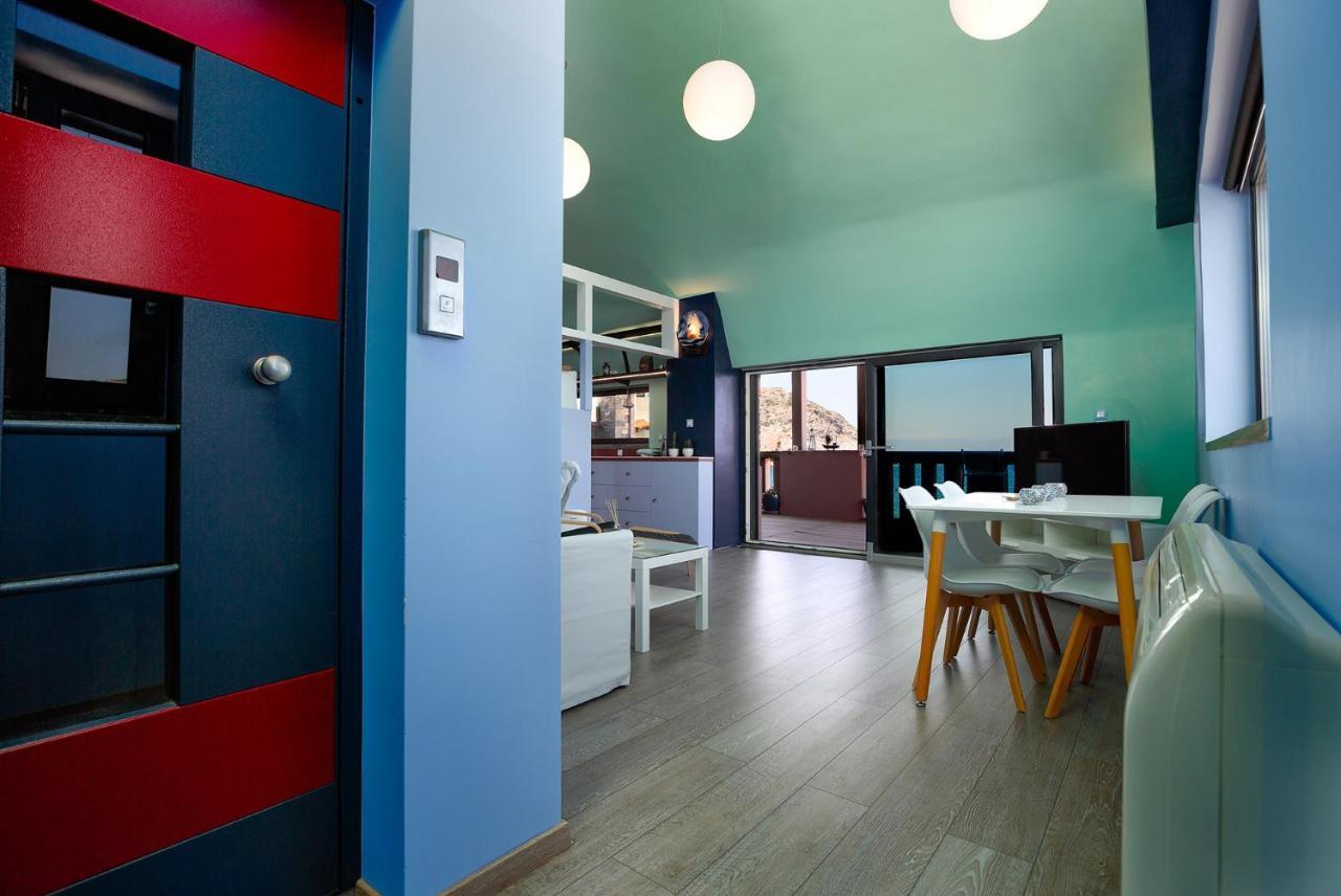 Villa Menelaos Penthouse モコロス エクステリア 写真